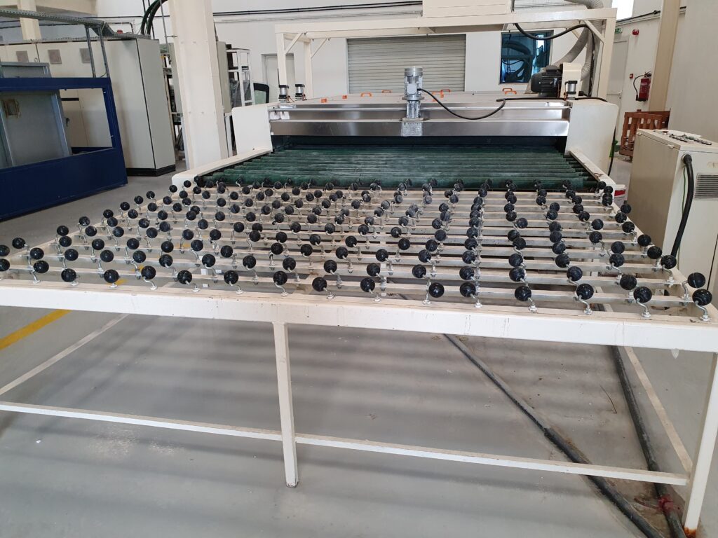 Dynamic Defense Solutions FZE Bulletproof Glass Factory for Armored Cars Glass Cutting Laser Machine Bed