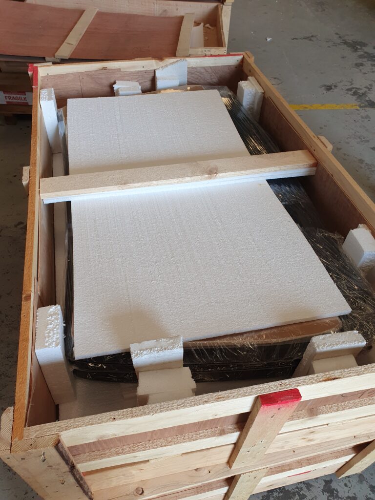 Successful Customer Inspection of Bulletproof Glass for Armored Toyota Fortuner and Armored Toyota Hilux Packing Pictures of ready cargo